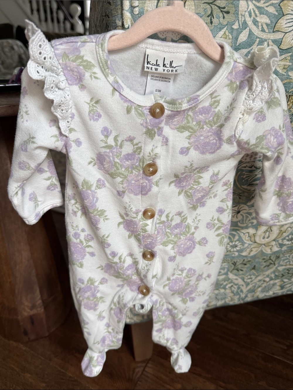 Nicole miller onsie 0-3